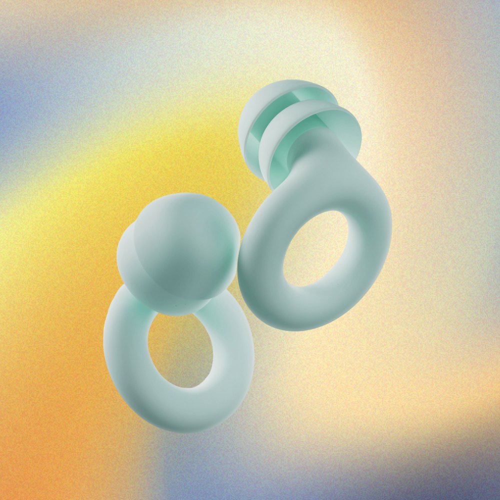 Беруши Loop на градиентном фоне