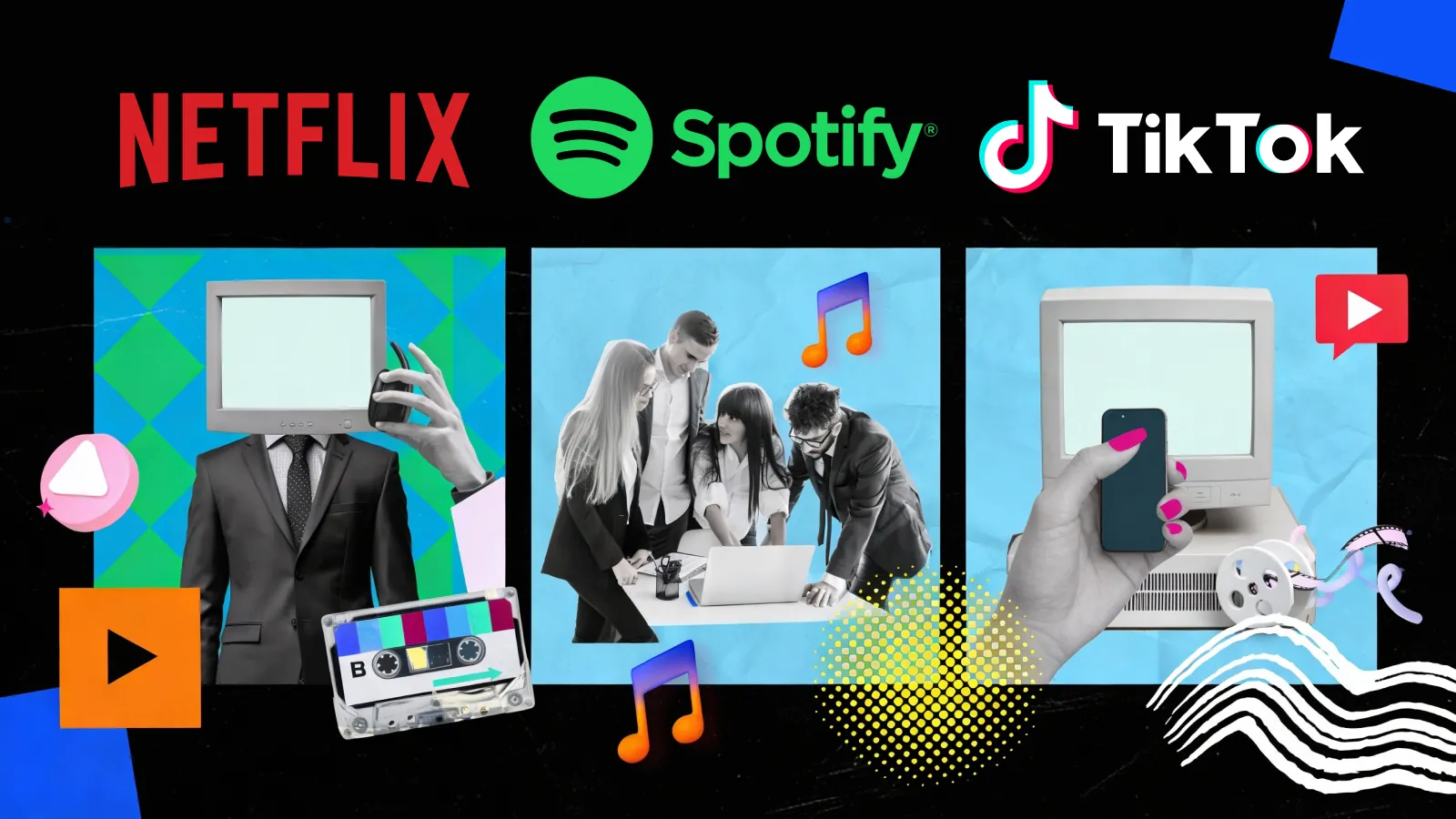 Как Spotify, Netflix и TikTok перепрошили визуальное восприятие